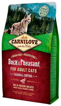Carnilove Cat – Duck & Pheasant – Hairball Control