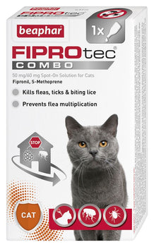 Beaphar FIPROtec® COMBO Flea & Tick Spot-On for Cats