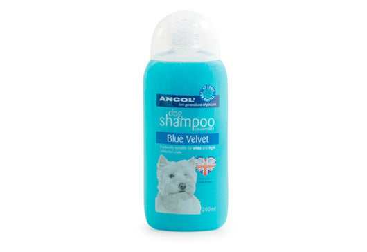 Ancol Blue Vevet Dog Shampoo