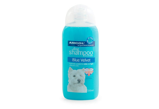 Ancol Blue Vevet Dog Shampoo