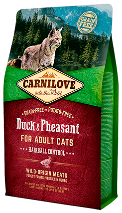 Carnilove Cat – Duck & Pheasant – Hairball Control