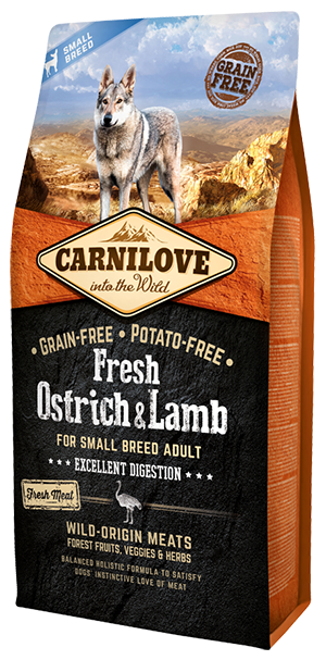 Carnilove Small Breed Fresh Ostrich & Lamb
